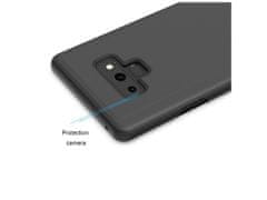 Bomba Zrcadlový silikonový otevírací obal pro Samsung - černý Model: Galaxy A8 (2018)