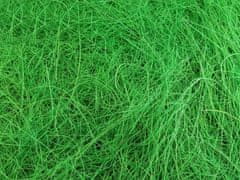 Kraftika 1sáček zelená pastelová sisal 50g přírodní
