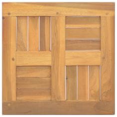 Greatstore Čtvercová stolní deska 40 x 40 x 2,5 cm masivní teakové dřevo