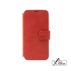 FIXED Kožené pouzdro typu kniha FIXED ProFit pro Apple iPhone 14 Pro Max, červené