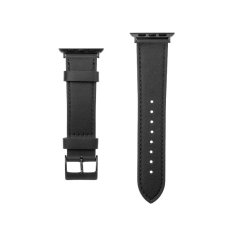 FIXED Kožený řemínek FIXED Leather Strap pro Apple Watch 42/44/45/49mm, černý