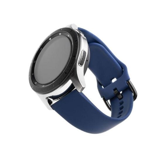 FIXED Silikonový řemínek FIXED Silicone Strap s Quick Release 22mm pro smartwatch, modrý