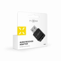 FIXED Bluetooth audio přijímač FIXED Signal se zabudovaným mikrofonem, černý