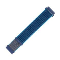 FIXED Nylonový řemínek FIXED Nylon Strap s Quick Release 22mm pro smartwatch, temně modrý