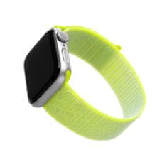 FIXED Nylonový řemínek FIXED Nylon Strap pro Apple Watch 38/40/41mm, limetkový