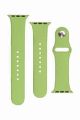 FIXED Set silikonových řemínků FIXED Silicone Strap pro Apple Watch 42/44/45/49mm, mentolový