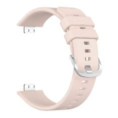 FIXED Silikonový řemínek FIXED Silicone Strap pro Huawei Watch FIT, růžový