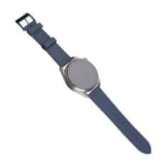 FIXED Kožený řemínek FIXED Leather Strap s Quick Release 22mm pro smartwatch, modrý