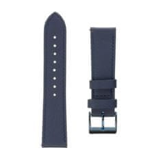 FIXED Kožený řemínek FIXED Leather Strap s Quick Release 22mm pro smartwatch, modrý