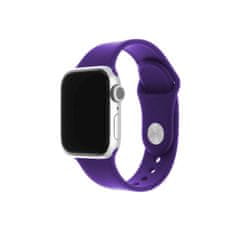 FIXED Set silikonových řemínků FIXED Silicone Strap pro Apple Watch 38/40/41mm, tmavě fialový