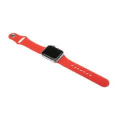 FIXED Set silikonových řemínků FIXED Silicone Strap pro Apple Watch 38/40/41mm, červený