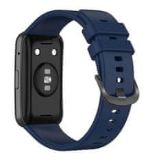 FIXED Silikonový řemínek FIXED Silicone Strap pro Huawei Watch FIT, modrý