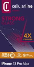 CellularLine Prémiové ochranné tvrzené sklo Cellularline TETRA FORCE GLASS pro Apple iPhone 13 Pro Max