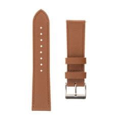 FIXED Kožený řemínek FIXED Leather Strap s Quick Release 20mm pro smartwatch, hnědý