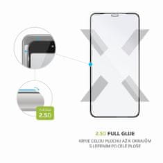 FIXED Ochranné tvrzené sklo FIXED Full-Cover pro Apple iPhone XS Max/11 Pro Max, lepení přes celý displej, černé