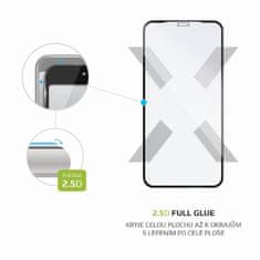 FIXED Ochranné tvrzené sklo FIXED Full-Cover pro Apple iPhone XR/11, lepení přes celý displej, černé