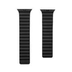 FIXED Silikonový řemínek FIXED Magnetic Strap s magnetickým zapínáním pro Apple Watch 38/40/41mm, černý