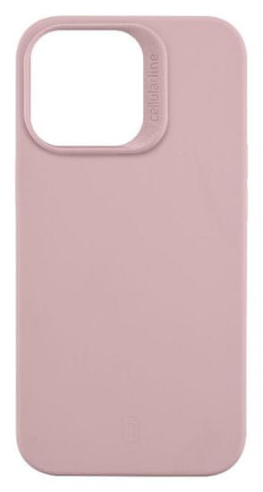 CellularLine Ochranný silikonový kryt Cellularline Sensation pro Apple iPhone 14 PRO, růžový