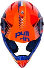 Pull-in přilba RACE 23 modro-oranžovo-bílá L