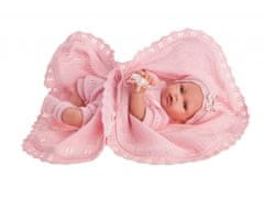 Antonio Juan Peke - realistická panenka miminko se speciální pohybovou funkcí a měkkým látkovým tělem - 29 cm