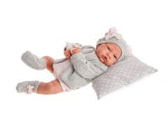 Antonio Juan Nacida - realistická panenka miminko s měkkým látkovým tělem - 40 cm