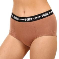 Puma 2PACK dámské kalhotky hnědé (603033001 013) - velikost S