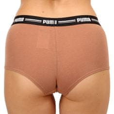 Puma 2PACK dámské kalhotky hnědé (603033001 013) - velikost S