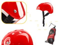 WOWO Nastavitelné Červené Chrániče na Helmu pro Kolečkové Brusle