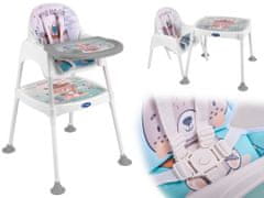 Ikonka Kojicí židle stolička židle 3v1 modrá