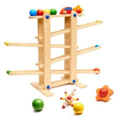 Dřevěná kuličková dráha Montessori XXL