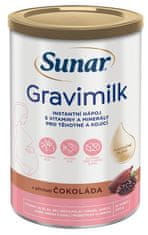 Sunar Gravimilk s příchutí čokoláda nápoj pro těhotné a kojící ženy 450g