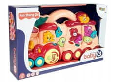 Lean-toys Interaktivní hračka pro děti Lokomotivní zvuky