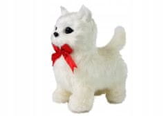 Lean-toys Interaktivní bílá kočka se pohybuje, mňouká