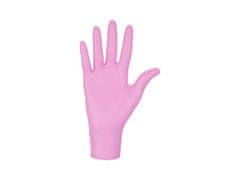 MERCATOR MEDICAL NITRYLEX PINK - Nitrilové rukavice (bez pudru) růžové, 100 ks, R-009, M