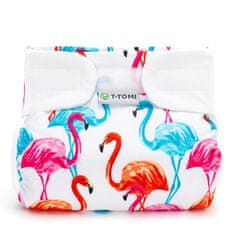 T-Tomi Ortopedické abdukční kalhotky - suchý zip, flamingo (3-6kg)