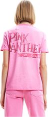 Desigual Dámské triko Ts Pink Panther Regular Fit 23SWTK813056 (Velikost M)