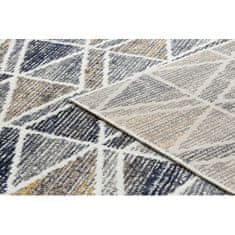 eoshop Moderný koberec MUNDO D7891 diamanty, trojúhelníky 3D outdoor šedá / béžová (Velikost: 180x270 cm)