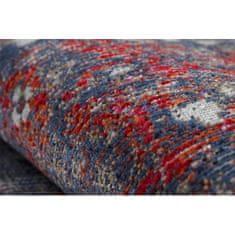 eoshop Moderný koberec MUNDO E0551 ornament, rám vintage outdoor červený / černý (Velikost: 180x270 cm)