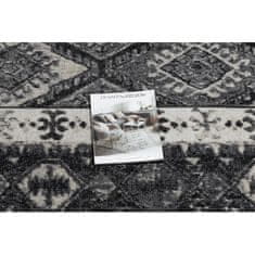 eoshop Moderný koberec MUNDO E0651 etnický outdoor béžová / černý (Velikost: 160x220 cm)