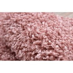 eoshop Běhoun SOFFI shaggy 5cm světle růžový - do kuchyně, předsíně, chodby, haly (Velikost: 60x100 cm)