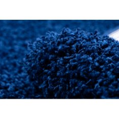 eoshop Běhoun SOFFI shaggy 5cm tmavě modrý - do kuchyně, předsíně, chodby, haly (Velikost: 60x100 cm)