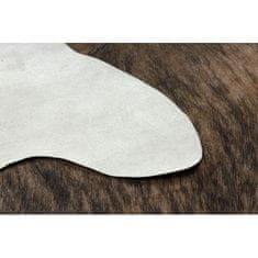 eoshop Kobercová umělá hovězí kůže, kráva G5072-1 hnědá kůže (Velikost: 100x150 cm)