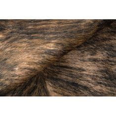 eoshop Kobercová umělá hovězí kůže, kráva G5072-1 hnědá kůže (Velikost: 100x150 cm)
