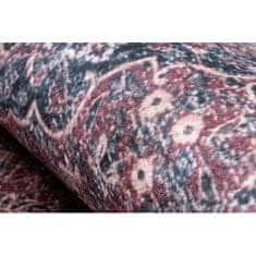 eoshop ANDRE mycí kobereček 2288 orientální vintage protiskluz - bordó / šedá (Velikost: 160x220 cm)