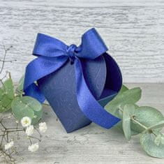MojeParty Krabička dárková Srdce tmavě modrá 10 x 9,5 x 3,3 cm 4 ks