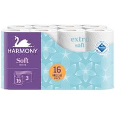 Toaletní papír HARMONY Soft 17,5m, 16ks/3vr.