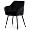 Jídelní židle PIKA BK4, černá