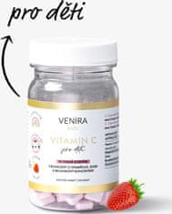 Venira VENIRA vitamin C pro děti - jahoda, 120 kostiček
