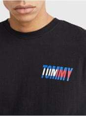 Tommy Jeans Černé pánské tričko Tommy Jeans L