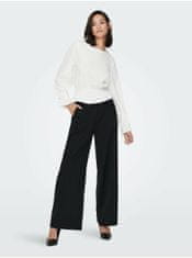 Jacqueline de Yong Černé dámské široké kalhoty JDY Vincent XS/32
